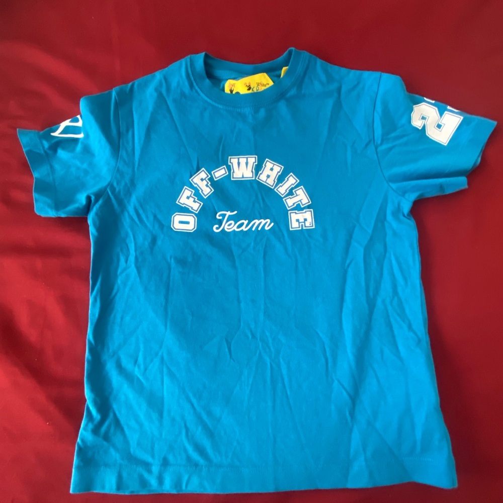 Offwhite shirt kids boys worn 1x 120 or best offer